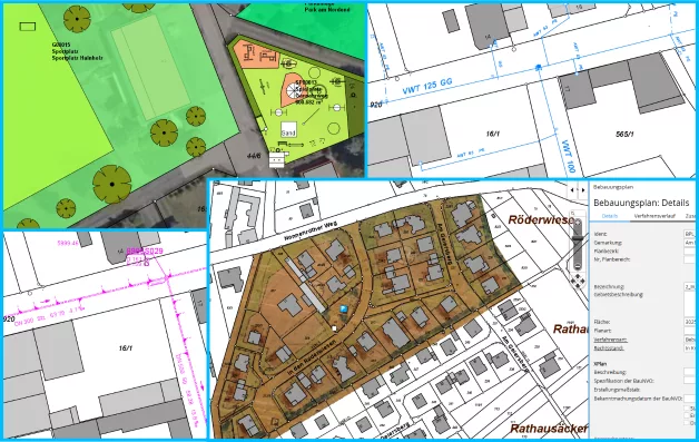 GIS Collage B&P Stadtwerke Wächtersbach (628 X 397 Px)