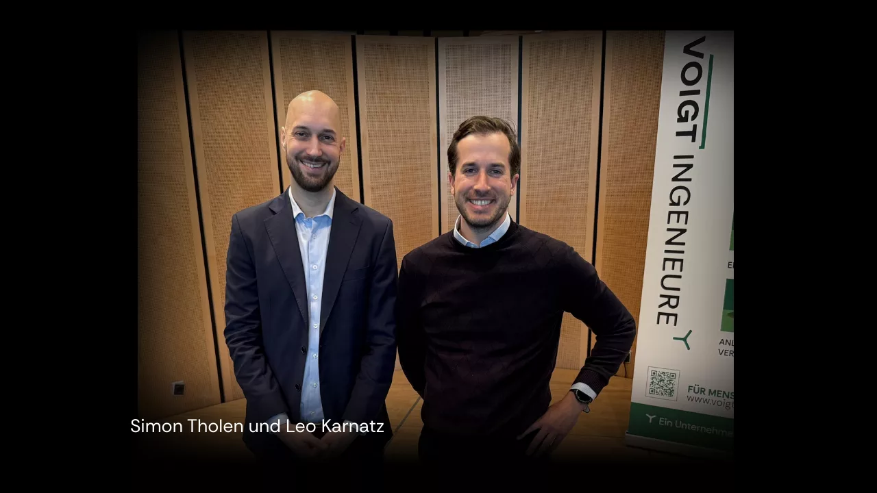 Simon Tholen und Leo Karnatz